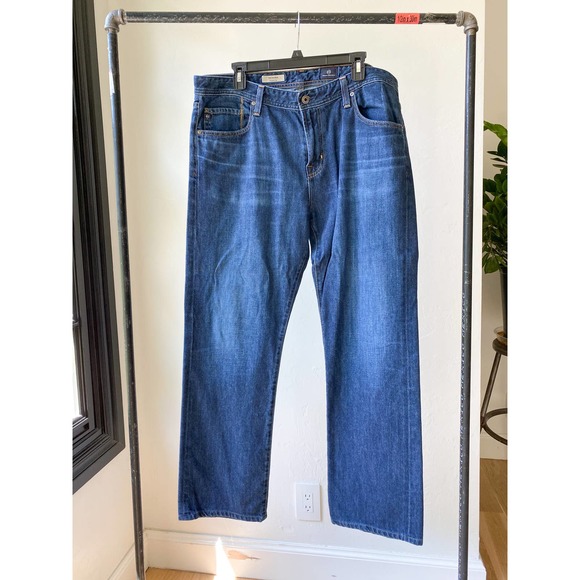 AG Adriano Goldschmied Men's Medium Wash The Portege Straight Leg Jeans sz 38X34 - Picture 3 of 10